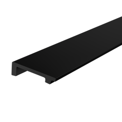 Listwa Karniszowa Maskująca Karnisz 10cm Czarna 2m