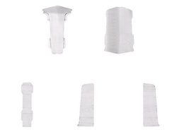Listwa przypodłogowa podłogowa PCV 55mm BIAŁY - PRÓBKA