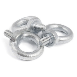 Śruba z UCHEM Oczkowa Gwintowana Ocynk Ocynkowana M18