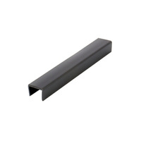 Zakończenie do cokołu meblowego kuchennego PCV 150mm Czarny Połysk