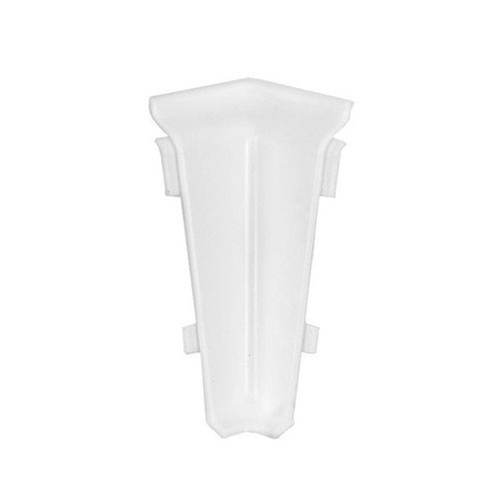 Narożnik wewnętrzny do listwy PCV 70mm BIAŁY