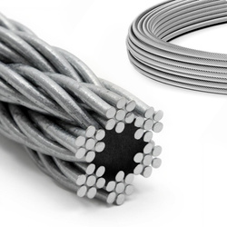 Lina Linka STALOWA Ocynkowana Ocynk 5mm Splot 6x7