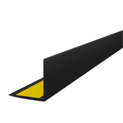 Kątownik PCV Samoprzylepny Zewnętrzny Narożnik 25x25mm CZARNY 2m 