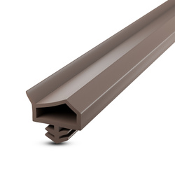 Uszczelka KD-14 12x5mm TPS BRĄZOWA do Drzwi Zewnętrznych i Wewnętrznych - do Drzwi Drewnianych Ościeżnic i Futryn