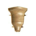 Narożnik wewnętrzny do listwy PCV 52mm DĄB OREGON