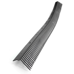 Grzebień Okapu Okapowy 100mm CZARNY 9005 1m