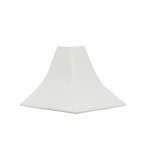 Narożnik zewnętrzny listwy przyblatowej 23mm BIAŁY