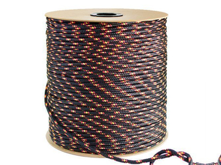 Lina Linka Polipropylenowa Pleciona Żeglarska CZARNA 10mm