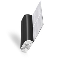 Taśma KOMINOWA Ołowiana PŁASKA 300mm RAL 9005 CZARNA