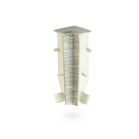 Narożnik wewnętrzny do listwy PCV 60mm DĄB MGIELNY