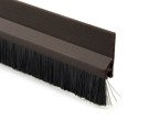 Listwa PCV Uszczelniająca ze Szczotką 20mm Szczotka do Drzwi 98cm BRĄZOWA