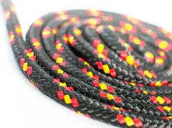 Lina Linka Polipropylenowa Pleciona Żeglarska CZARNA 3mm