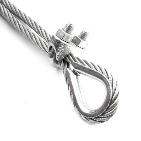 Zacisk do Lin Linowy KABŁĄKOWY Ocynk Ocynkowany 11mm