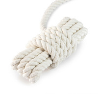 Lina Linka BAWEŁNIANA Żeglarska Kręcona Sznur Sznurek Kręcony Bawełniany BIAŁY 20mm