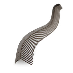 Grzebień Okapu Okapowy 100mm BRĄZ RAL 8017 1m