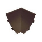 Narożnik wewnętrzny listwy przyblatowej 23mm WENGE