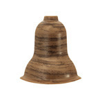 Narożnik zewnętrzny do listwy PCV 52mm ORZECH JASNY