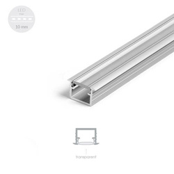 Profil ALU LED MODEL A 1m - 2m + Klosz Przezroczysty