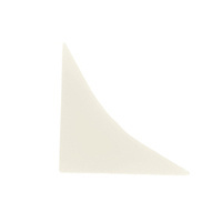 Zakończenie lewe listwy przyblatowej 23mm BIAŁY KAMIEŃ