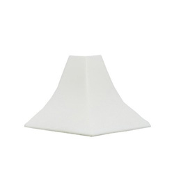 Narożnik zewnętrzny listwy przyblatowej 23mm BIAŁY