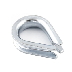 Kausza Łezka Sercówka Chomątko do Lin Liny Ocynk Ocynkowana 22mm