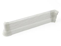 Listwa przypodłogowa podłogowa PCV 62mm PRÓBKA JESION SZARY