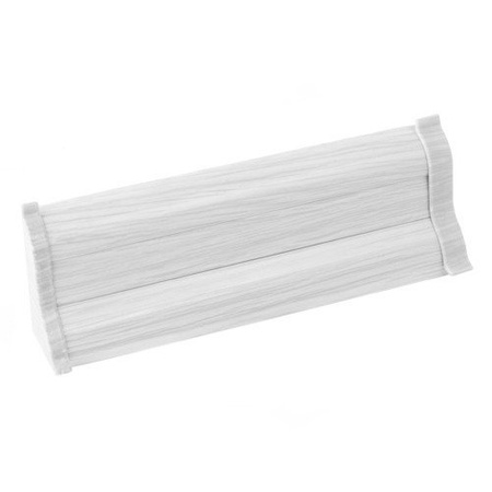 Listwa przypodłogowa podłogowa PCV 52mm PRÓBKA SREBRNY POPIEL