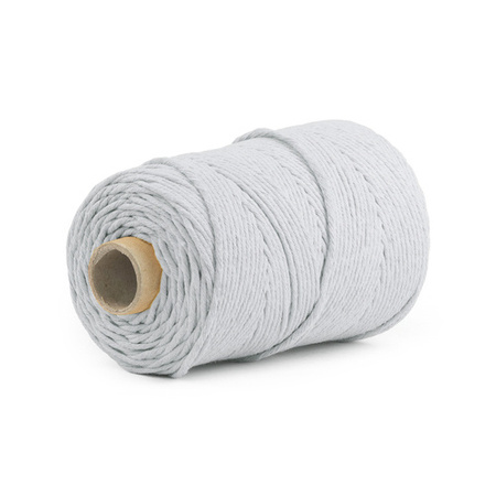 Sznurek Bawełniany Makrama 5mm 100m SZARY