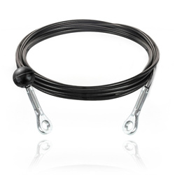Lina Oko-Kula-Oko Linka Stalowa w Oplocie Nylon 5/6,5mm do Wyciągów Atlas Fitness