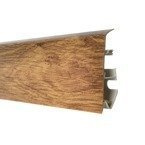 Listwa Przypodłogowa Podłogowa 70mm PCV 2,5m DĄB PALONY + 5 wkrętów GRATIS!