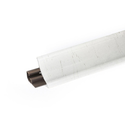 Listwa Przyblatowa Blatowa do Blatu Kuchenna PCV PVC 23mm MARQUINA BIAŁY + wkręty GRATIS!