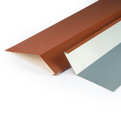 Aluminiowy PAS OKAPOWY Nadrynnowy STANDARD KASZTAN 2mb