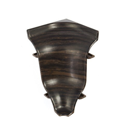 Narożnik wewnętrzny do listwy PCV 52mm WENGE