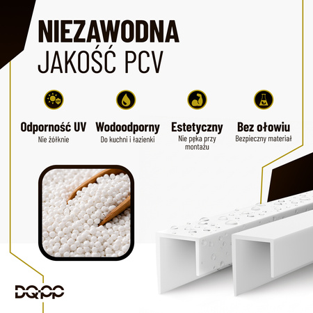 Kanał kablowy Listwa PCV 25x16mm korytko kablowe Białe samoprzylepne