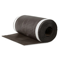 Taśma Aluminiowa KALENICOWA pod Gąsior dRoll 5mb Szerokość 300mm RAL 8019 CIEMNY BRĄZ