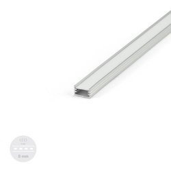 Profil ALU SLIM 1m - 2m + Klosz Mleczny