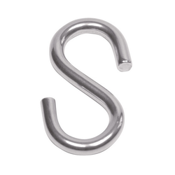 Hak zawieszka haczyk nierdzewny typ ''S'' 8mm