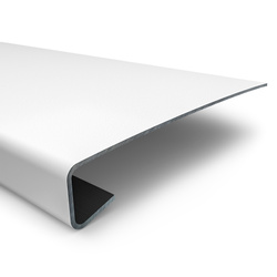 Nakładka Renowacyjna na stary parapet wewnętrzny Biała Szerokość 38cm