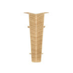 Narożnik wewnętrzny do listwy PCV 75mm DĄB KLASYCZNY