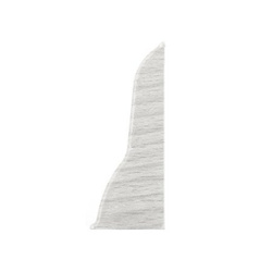 Zakończenie prawe do listwy PCV 62mm JESION SZARY