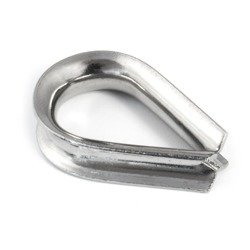 Kausza Łezka Sercówka Do Lin NIERDZEWNA Kwasoodporna 3mm