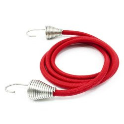 Lina Linka ELASTYCZNA z Hakiem Gumowa Ekspandor Expandor CZERWONA 8mm
