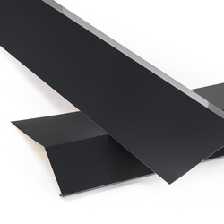 Aluminiowy PAS OKAPOWY Nadrynnowy PLUS 2mb GRAFIT