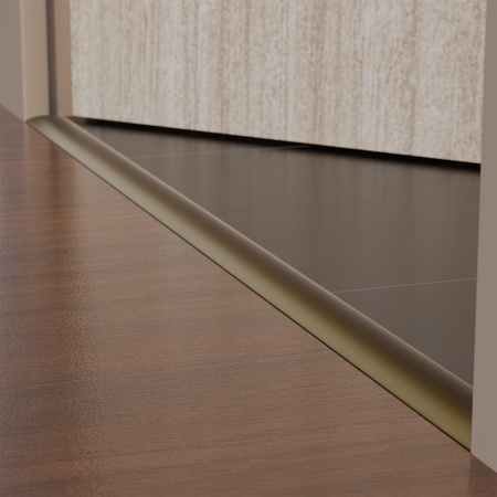 Profil Progowy Owalny Listwa Progowa Owalna 1,80cm SZAMPAN 40mm KLEJ
