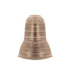 Narożnik zewnętrzny do listwy PCV 62mm DĄB ELEGANCE