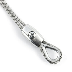 Zacisk do Lin Linowy KUBEŁKOWY Pełny Aluminiowy 4mm