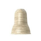 Narożnik zewnętrzny do listwy PCV 62mm DĄB BIAŁY