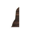 Zakończenie prawe do listwy PCV 62mm WENGE