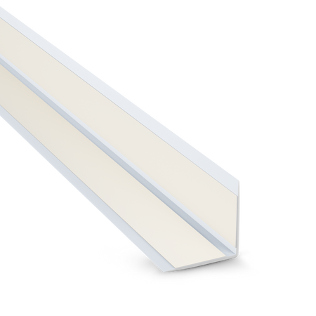 Kątownik PCV Samoprzylepny Zewnętrzny Narożnik 20x20mm BIAŁY 2m