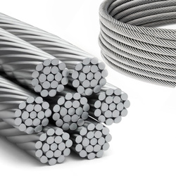 Lina Linka Stalowa Nierdzewna Kwasoodporna 12mm 7x19